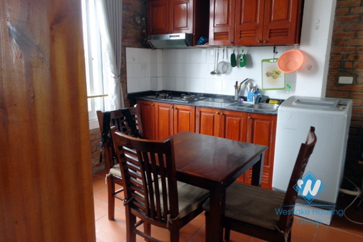 High floor with 2 bedrooms apartment for rent in Tay Ho area.